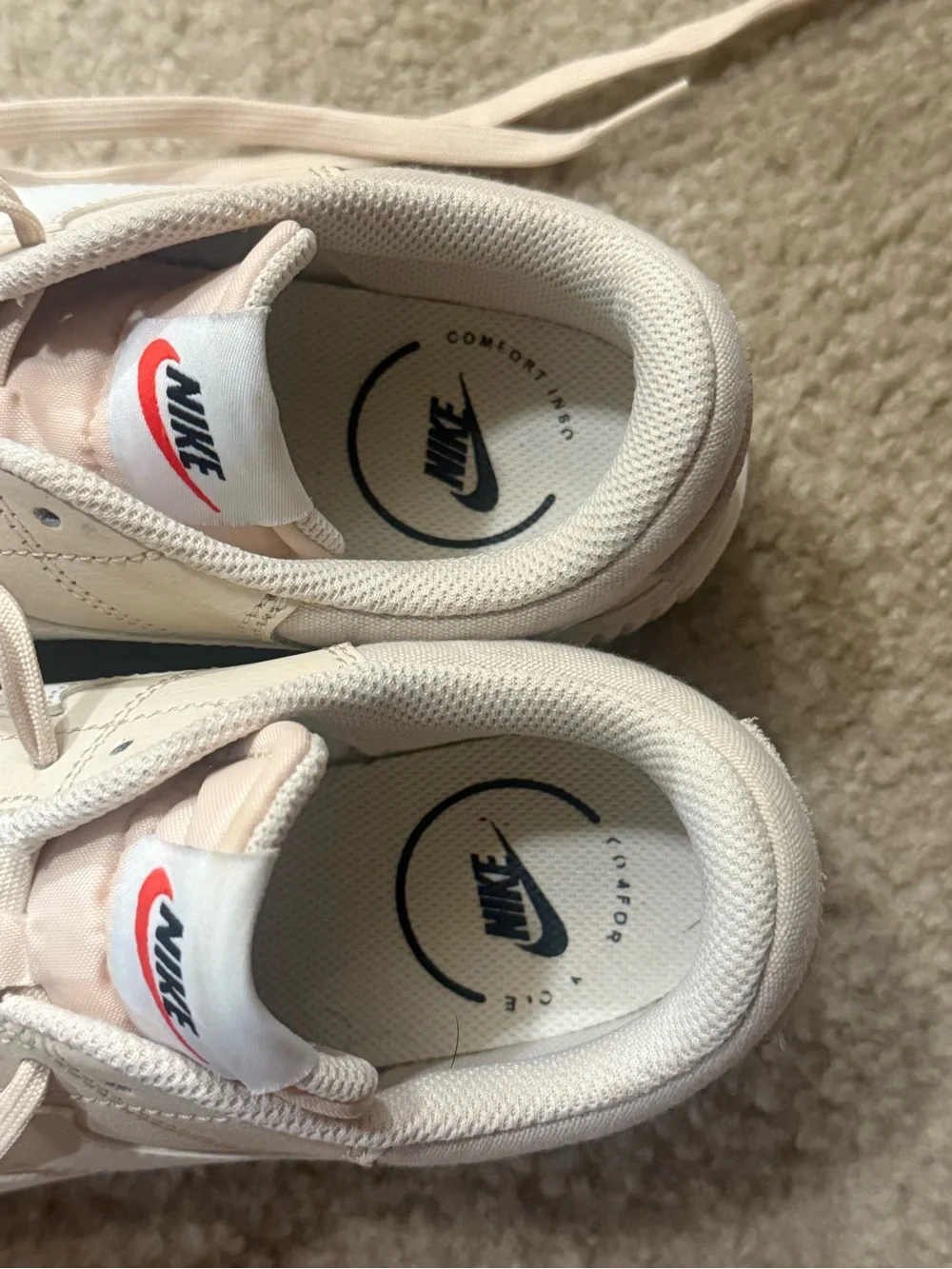 Nike Court Legacy Lift Shoes in Beige (Women’s Size 6.5)